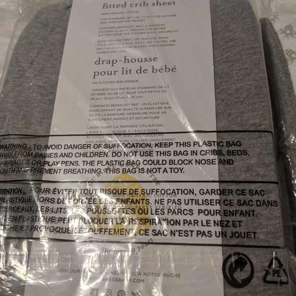 Burts Bess Bedding Burts Bees Fitted Crib Sheet And 2 Blankets Burp Poshmark